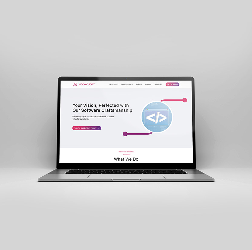 Noovosoft webstie UI/UX
