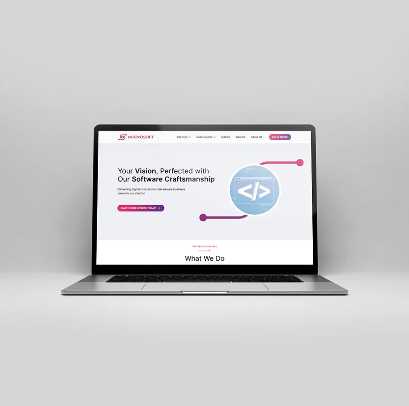 Noovosoft webstie UI/UX