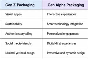 Gen Z vs Gen Alpha Packaging: What's the Difference?